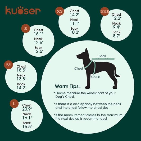 Kuoser Dog Fleece Vest,Warm Plaid Dog Sweater with Leash Hole,Soft Turtleneck Winter Pet Jacket Dogs Coat Pullover Clothes for Small Medium Dogs Cats,Spring Fall Cold Weather Christmas Outfit,Black L