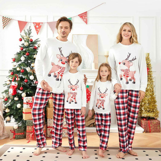 Matching Family Christmas Pajamas Set - Xmas Sleepwear PJs
