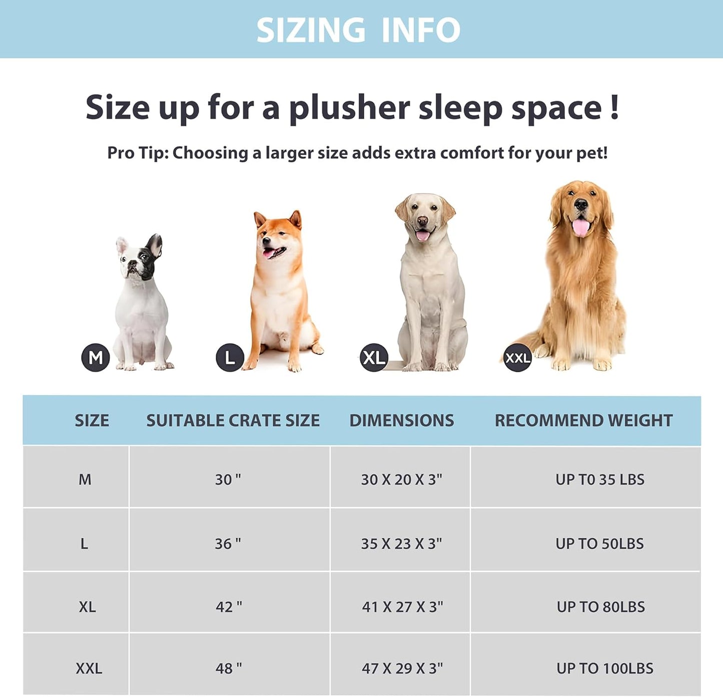 Cooling Dog Bed for Large Dogs - Orthopedic Pet Beds with Memory Foam, QMAX>0.5, Waterproof Removable Washable Cover for Hot Weather, Grey, 35" L x 23" W x 3" H