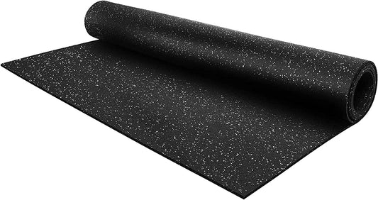Flooring Inc's 1/4" Thick Tough Rubber Flooring Roll | Flexible Recycled Rubber Floor Mats for Home Gym | Heavy Duty Rubber Mat for Home Gyms, Sheds, Horse Stall Mat or Trailer