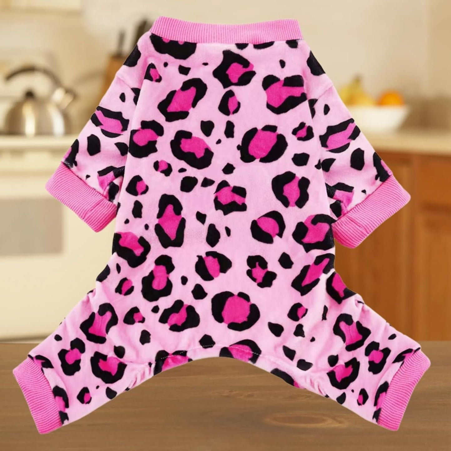 Vet-Approved Dog Pajamas Onesie for Large Dog Pjs - Lightweight Soft Stretchy Puppy Clothes - Certified Hypoallergenic Comfort Anxiety-Reducing (Pink,XXXX-L)