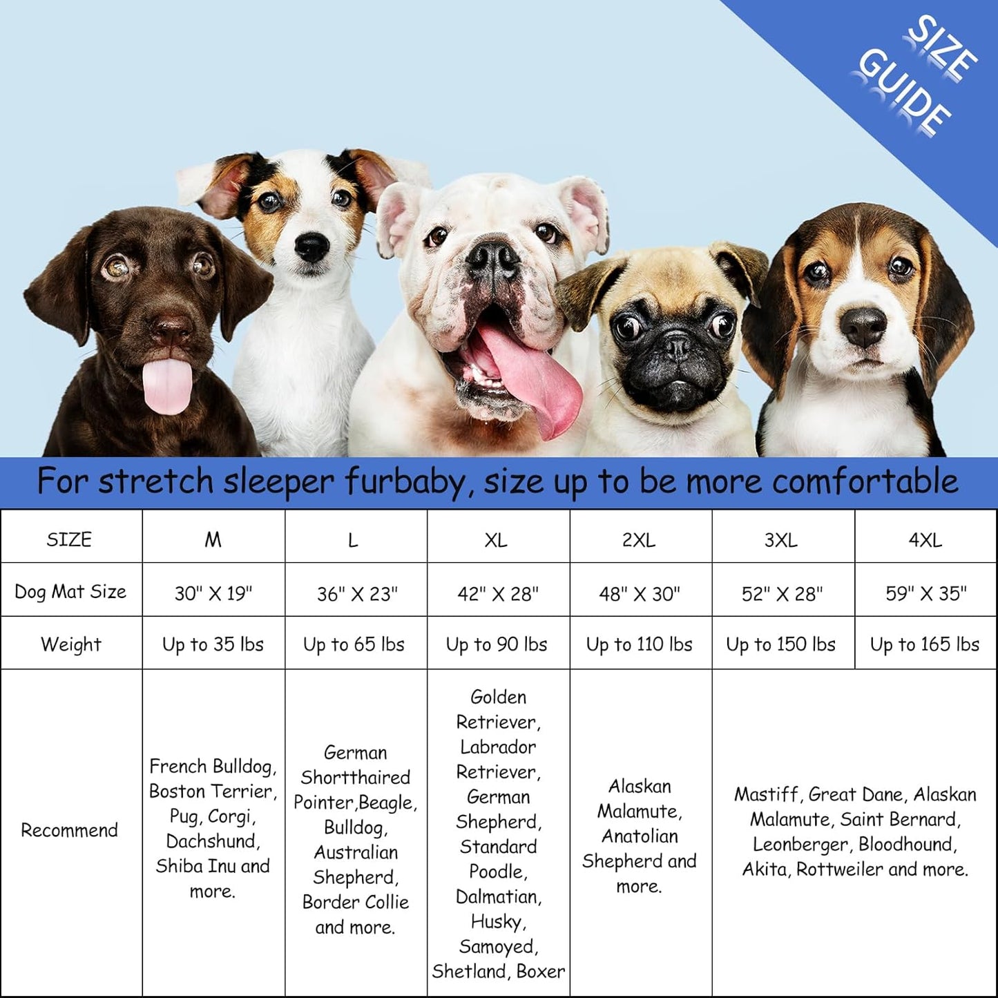 Washable Dog Crate Mat, Ultra Soft Dog Bed Mat for Sleeping with Anti-Slip Bottom for Large Medium Small Dogs Breeds (36" X 23")