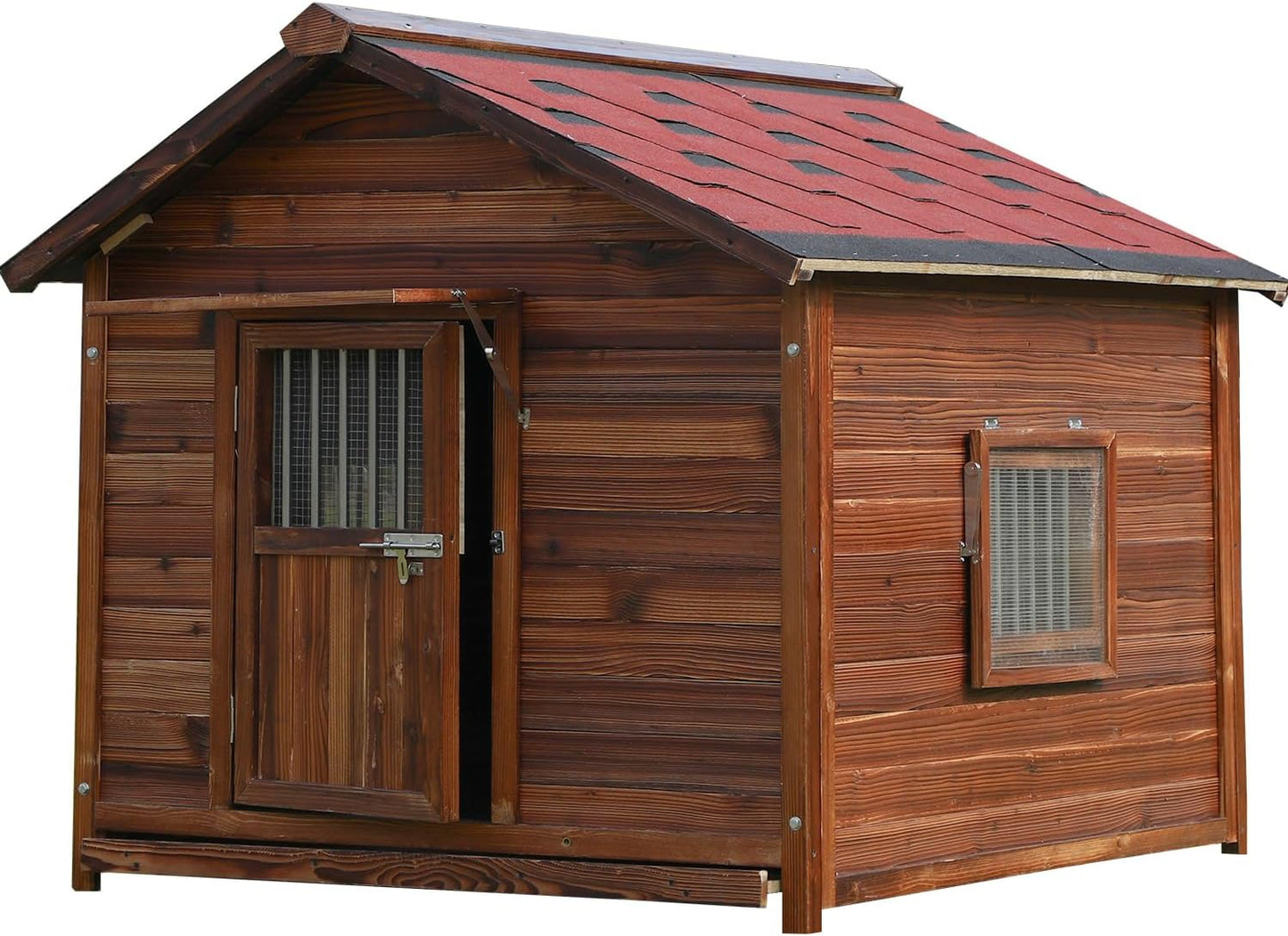 Big Outdoor Dog House for Large Breed Dogs with Removable Floor&Roof,Dog House Outdoor Weatherproof Warm Dog Houses for Medium Dogs,Heavy Duty Large Indoor Pet House,3XL-54.33"(D) X42.13(W) X46.46(H)