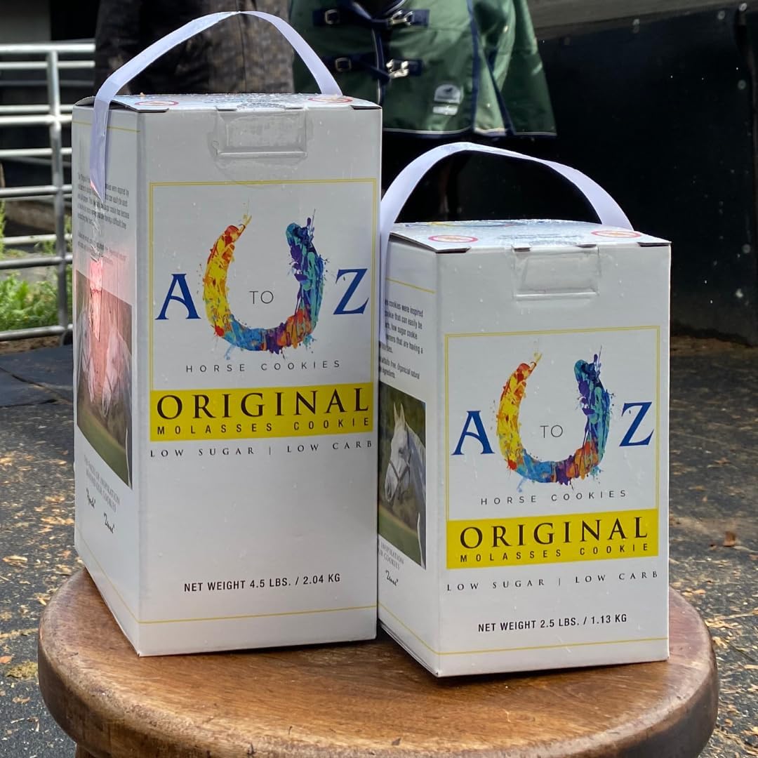 Horse Treats, Original Flavor, A Softer Cookie/Pill Popper Made w/Lite Molasses, Low Carb/Sugar, Wheat, Corn, Soy & Alfalfa Free. All Natural Ingredients, 4.5 lb