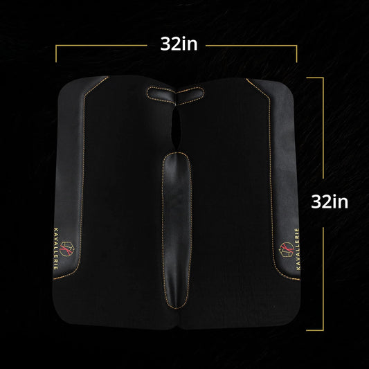 Kavallerie All-Purpose Saddle Pad with Quilted Anti-Slip Padding and Breathable Mesh Fabric for Maximum Airflow and Comfort, Works for English