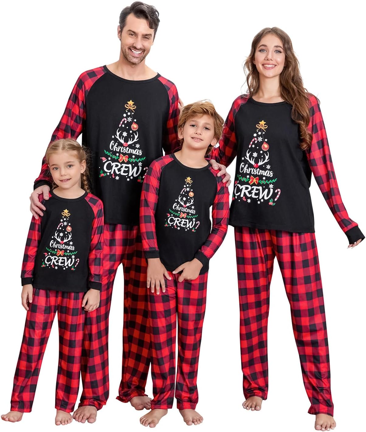 Matching Family Christmas Pajamas Set - Xmas Sleepwear PJs