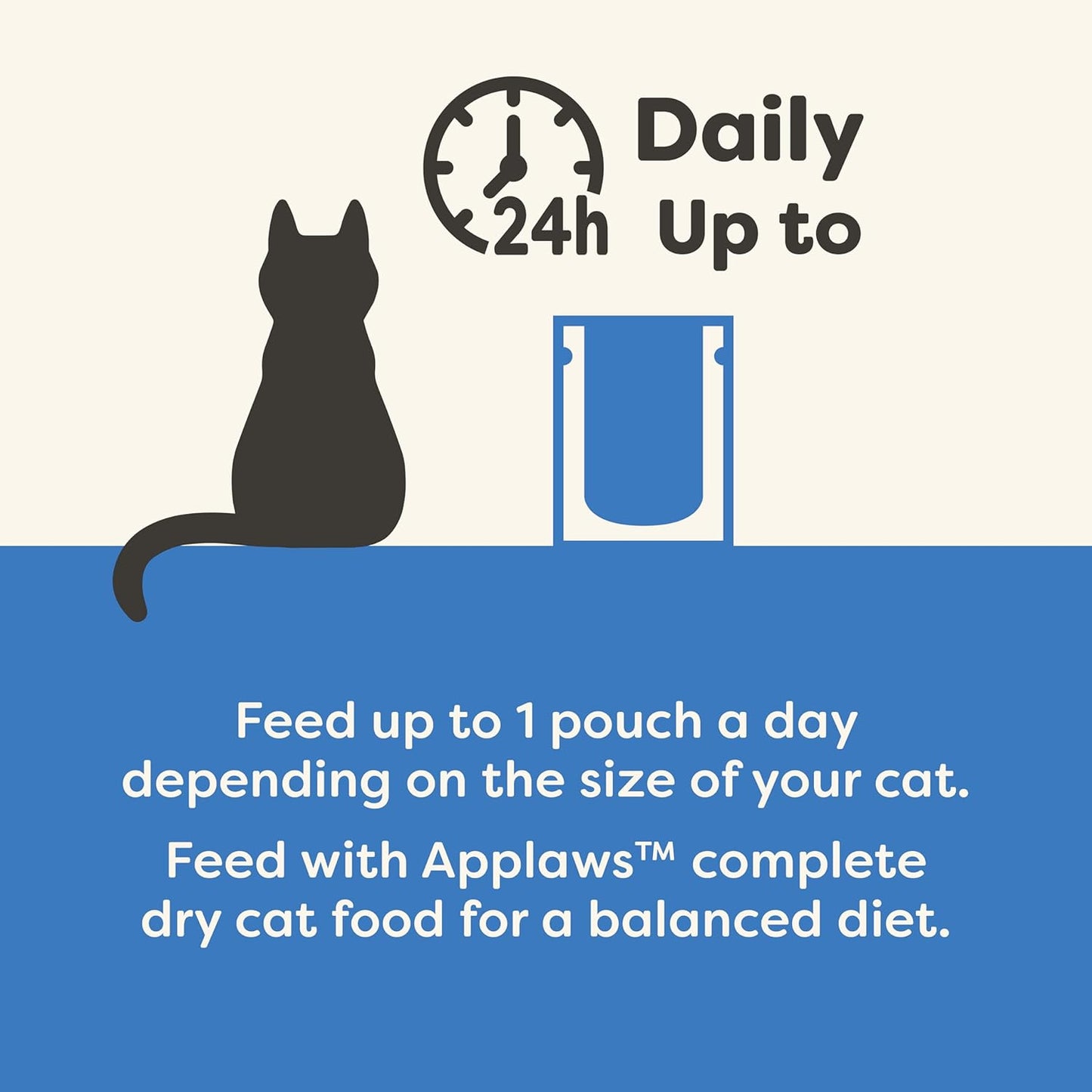 Applaws Natural Wet Cat Food in Broth, Limited Ingredient Wet Cat Food Pouches, No Additives, Made with Natural Ingredients, Tuna Fillet with Seabream in Broth (12 x 5.3oz Pouches)