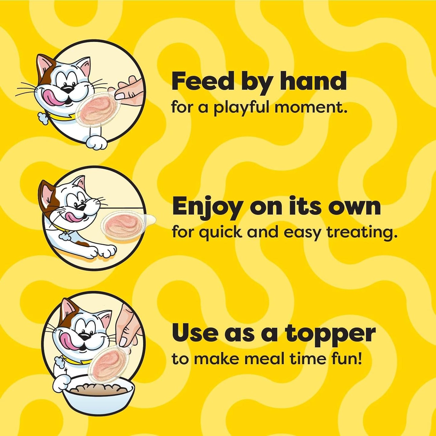 Temptations Lickable Spoons Adult Wet Cat Treats, 72 Spoons, Variety Pack