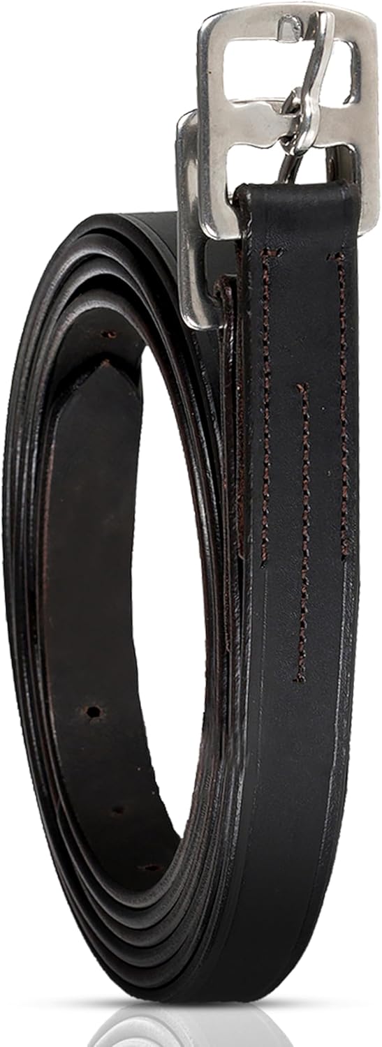 HORZE Genuine Leather English Riding Stirrup Leathers Pair | Adult Sizes