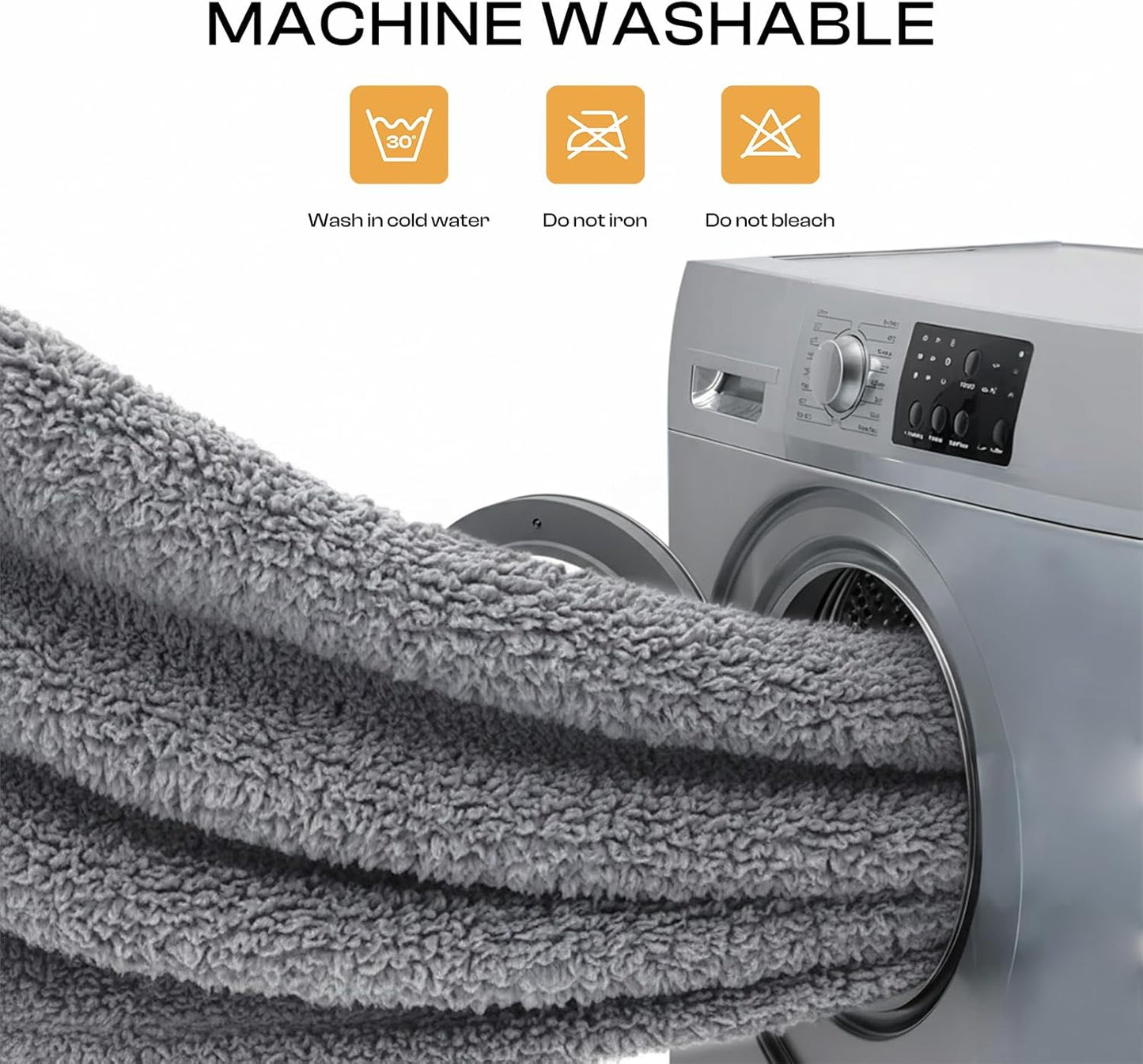 1 Pack 3 Calming Blankets Fluffy Premium Fleece Pet Blanket Soft Sherpa Throw for Dog Puppy Cat Grey Medium (30“x20'')