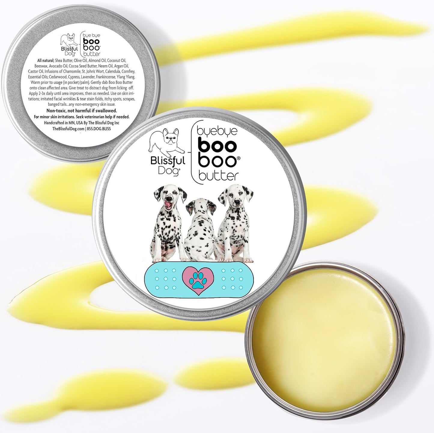 The Blissful Dog Dalmatian Boo Boo Butter, 2-Ounce