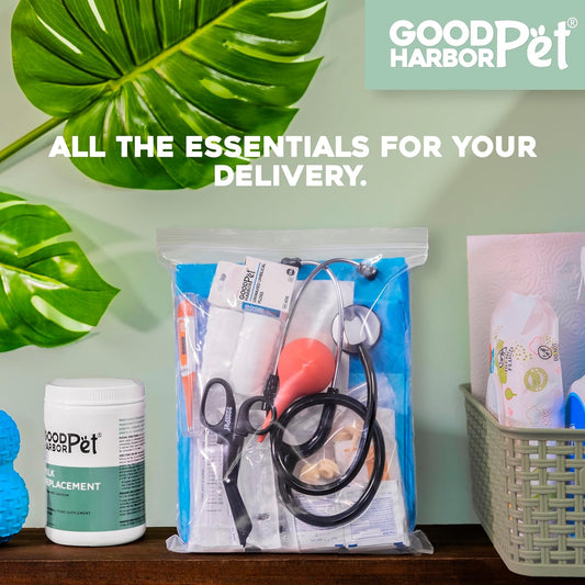 GoodHarborPet|Birthing Essentials Kit for Newborn Puppy, Kitten & Pets