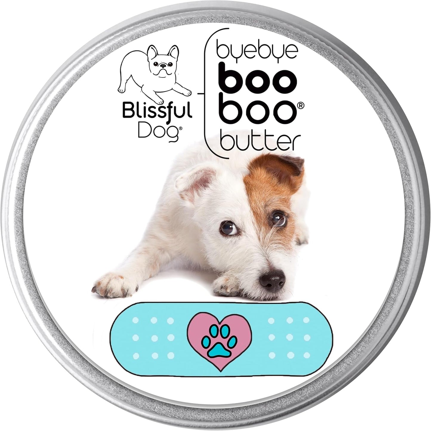 The Blissful Dog 8 oz TIN Jack Russell Terrier Booboo Butter
