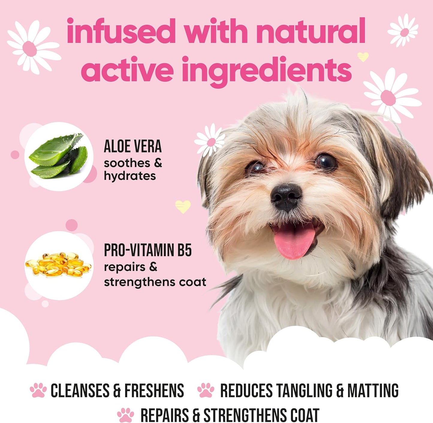 Baby Fresh Dog Shampoo by Buddycare | Deep Cleansing Shampoo for Dogs | Fresh Scented | with Aloe Vera and Pro Vitamin B5 (50.72oz)