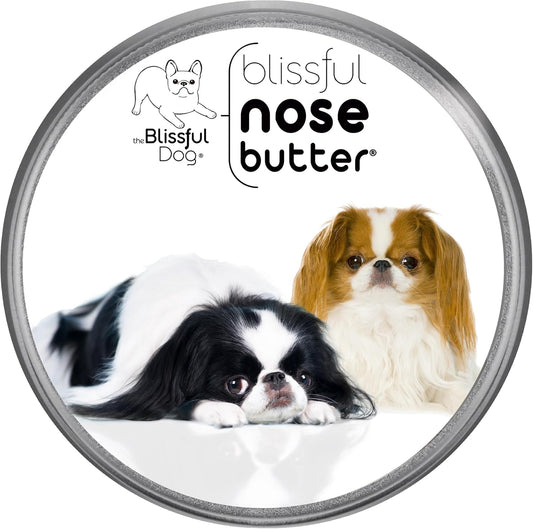 The Blissful Dog Japanese Chin Nose Butter, Versatile Dog Nose Balm for Dry Nose, Handcrafted Nose Moisturizer, Easy-to-Apply Dog Essentials, Unscented, 1 oz.