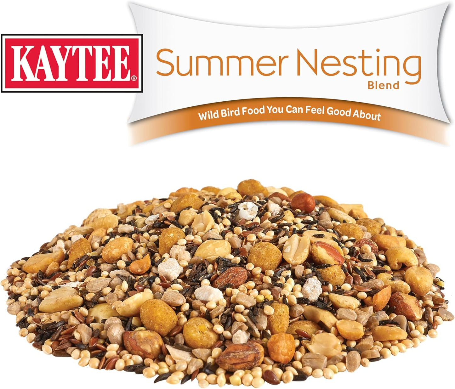 Kaytee Wild Bird Food, Summer Nesting Seed Blend, 8 lb