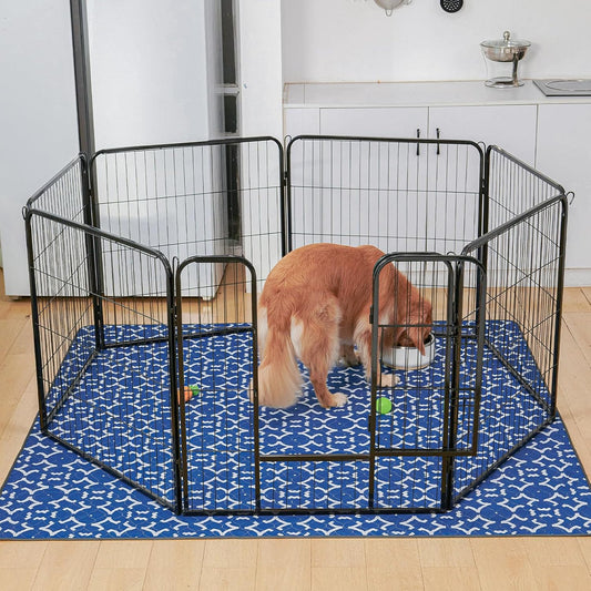 LOOBANI Washable Pee Pads for Dogs: 72"x 72" Extra Large Reusable Puppy Pads,1 Pack Absorbent Whelping Pad Leakproof Dog Playpen Mat, Waterproof Non-Slip Dog Training Pads for Floor, Crate, Potty