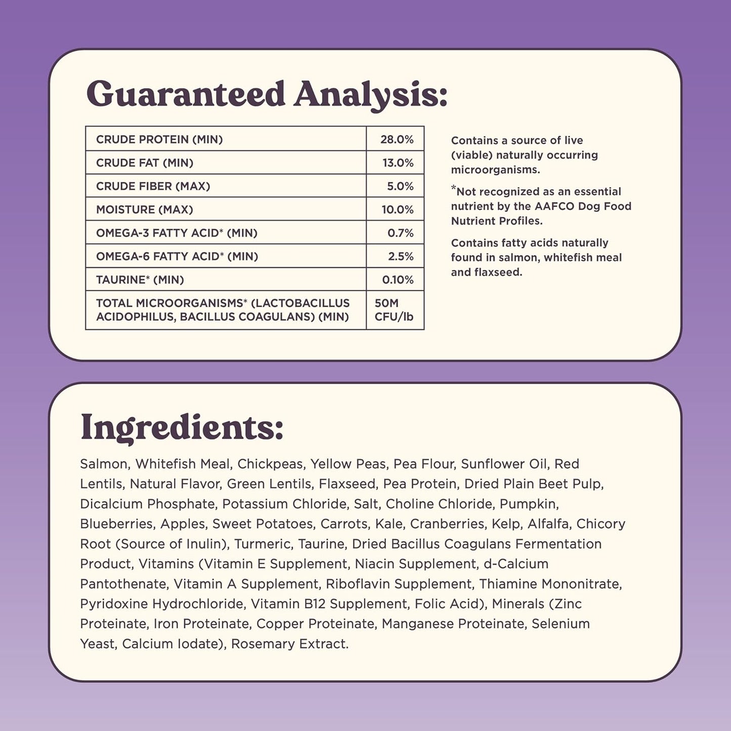 Bundle x Joy Vibrant Probiotic Dog Food Dry, Salmon, 18lb Bag, Allergy and Gut-Friendly Adult Kibble for Digestive Health with Wild-Caught Salmon, 20 Plant Based Superfoods, Grain x Poultry Free