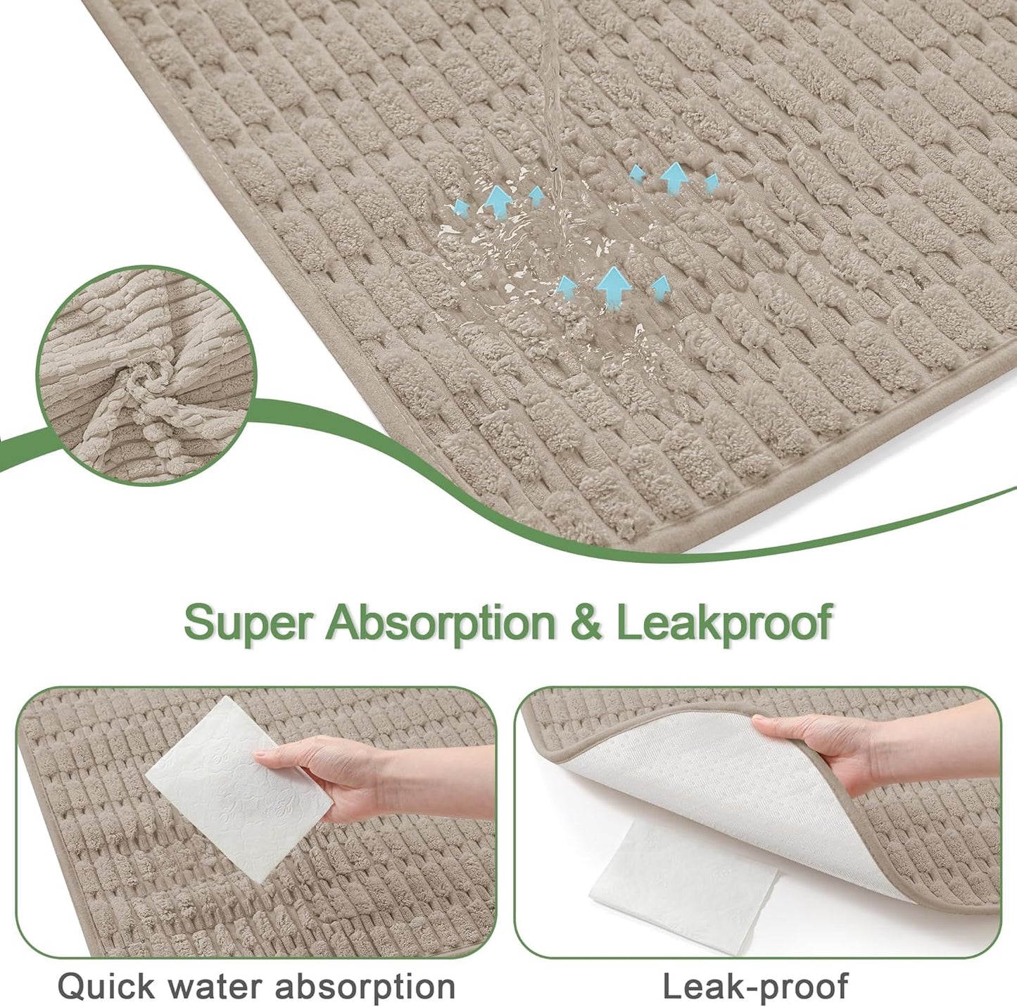 Washable Pee Pads for Dogs, 2 Pack Reusable Puppy Pads Dog Pads, Non-Slip Dog Pee Pads, Leakproof Pet Pee Pads Wee Wee Pads for Dogs. (Brown, 24"x36"(Pack of 2))