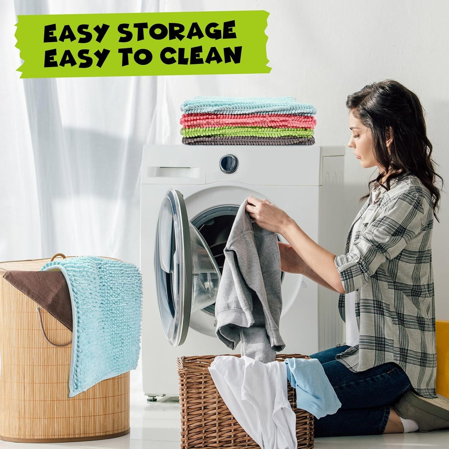 Barydat 8 Pcs Guinea Pig Cage Liner for Guinea Pig Cage Bedding Reusable Rabbit Mat Pad Washable Training Pad Animal Sleeping Bedding Mat(16x12'',Gray, Green, Pink, Blue)