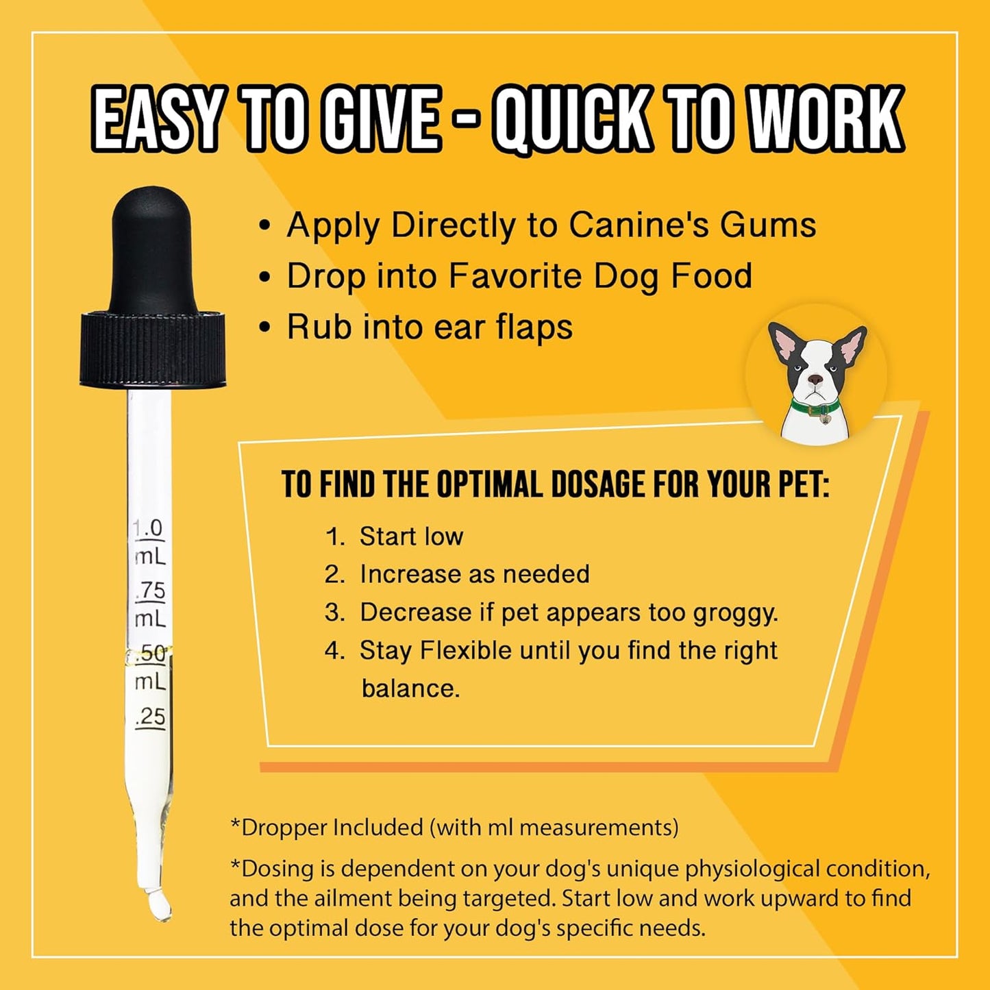 Calm - Pet Hemp Oil for Dogs - Pet Stress Relief & Relaxation - Fireworks, Thunder, Travel, & Separation Support - Natural Dog Calming Drops