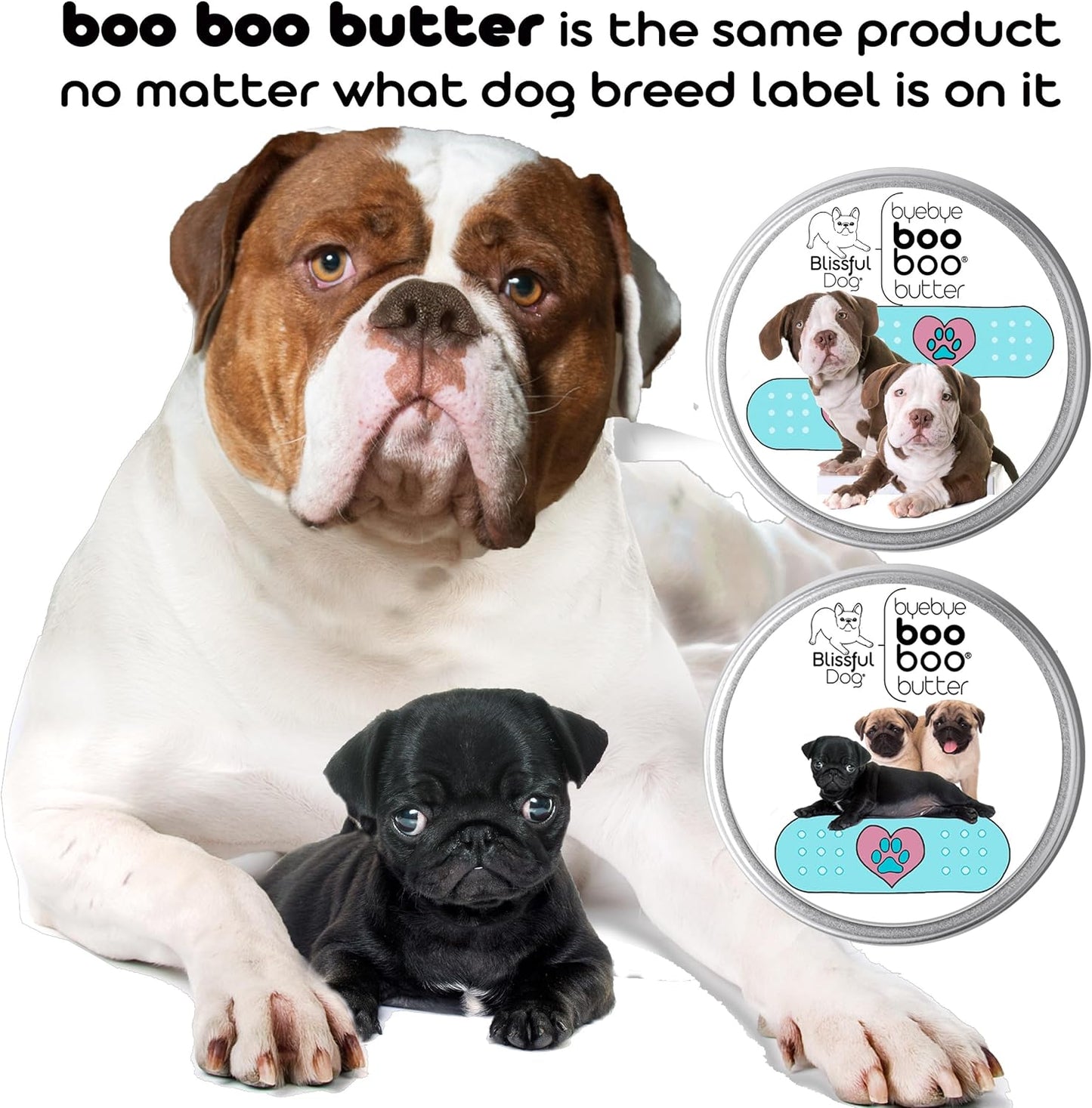 The Blissful Dog Staffordshire Pitbull Terrier Boo Boo Butter, 4-Ounce