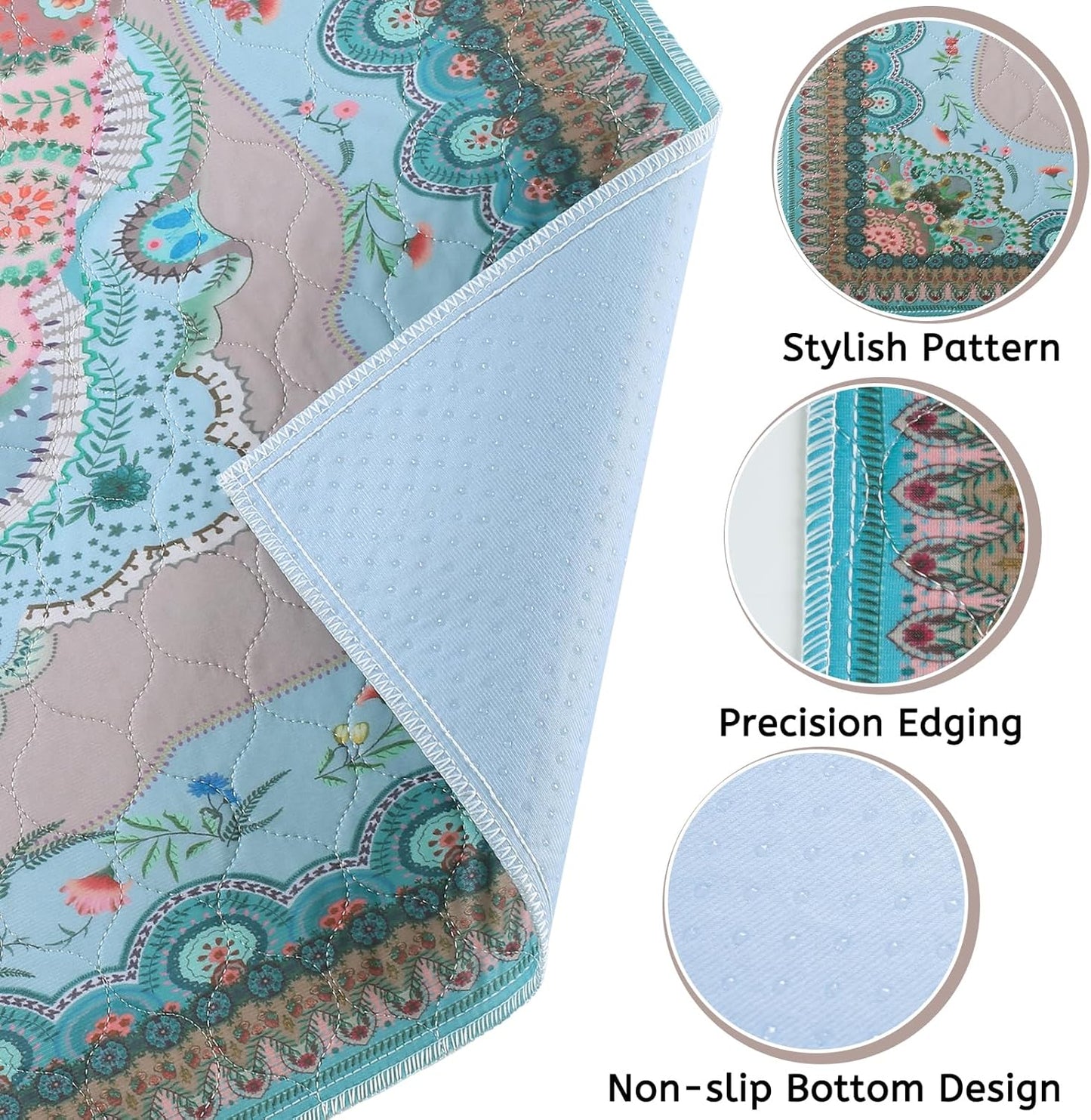 Aitmexcn Washable Pee Pads for Dogs, 72"x72" 2 Pack Reusable Puppy Pads Pet Training Pads, Super Absorbent, 100% Waterproof Dog Pee Pads, Whelping, Housebreaking, Incontinence, for Playpen