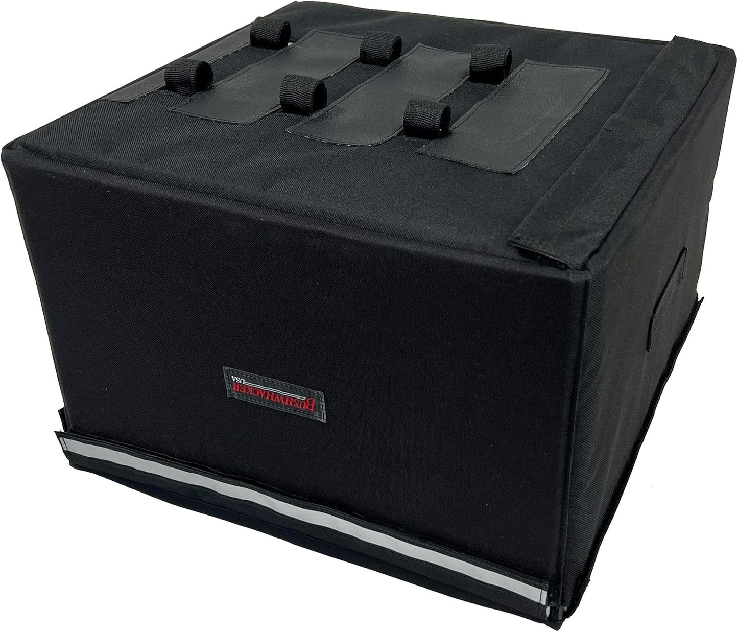 Bushwhacker Portland - Bike Rack Dog, Grocery and Goods Carrier - Bicycle Pannier Crate Cycling Basket Trunk Bag Rear Bed Storage Leash Carry Cargo Pet Commuter Behind Seat Accessories Items Ebike