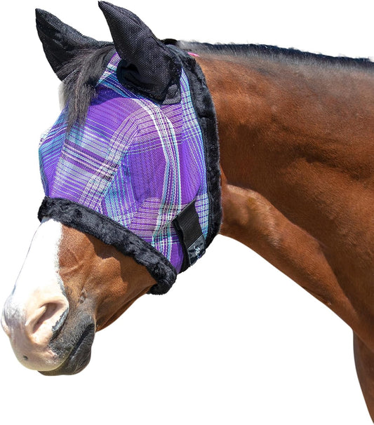 Kensington Signature Fly Mask w/Plush Fleece & Ears w/Forelock Hole Size