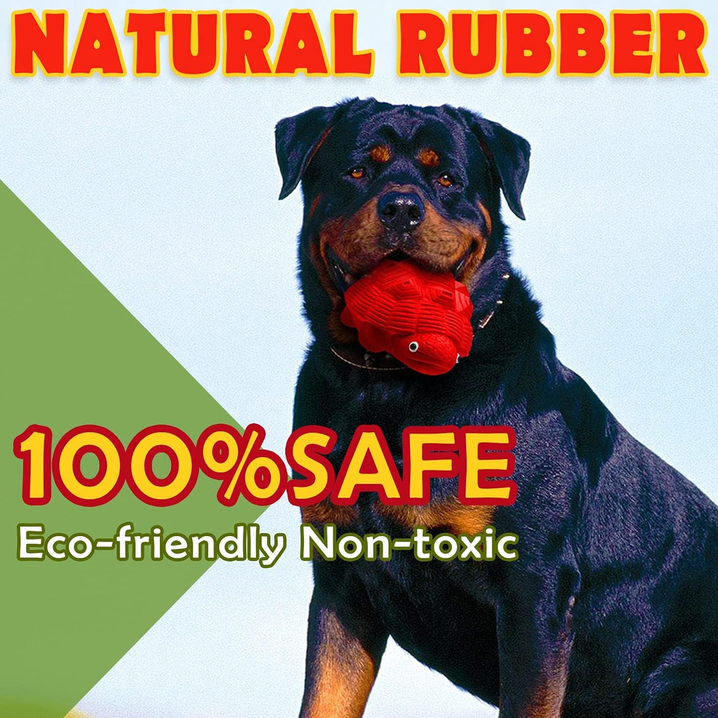 Dog Toys for Aggressive Chewers, Heavy Duty Tough Dog Toy for Large Dogs, Indestructible Squeaky Dog Toys