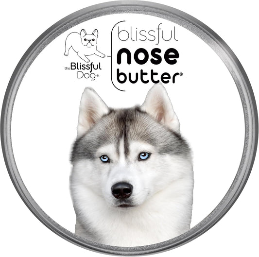 The Blissful Dog Husky Nose Butter, Versatile Dog Nose Balm for Dry Nose, Handcrafted Nose Moisturizer, Easy-to-Apply Dog Essentials, Unscented, 1 oz.