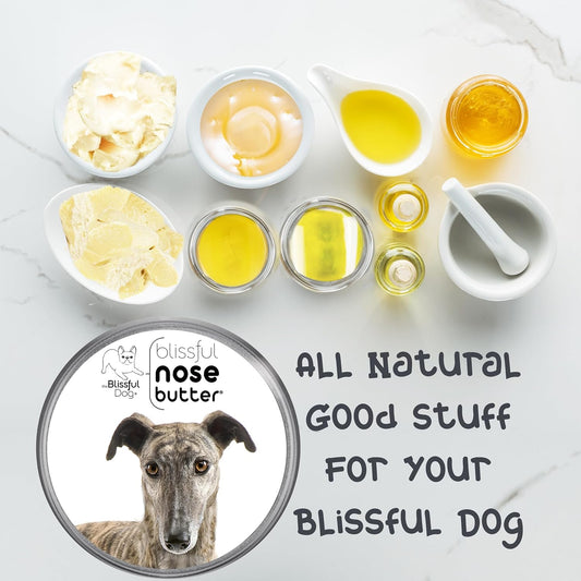 The Blissful Dog Greyhound Unscented Nose Butter - Dog Nose Butter, 1 Ounce