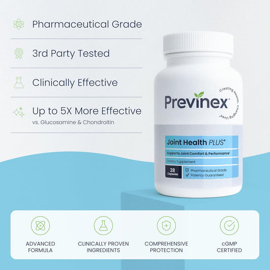 Joint Support Supplement with Natural Eggshell Membrane, Glucosamine Chondroitin, Collagen, Hyaluronic Acid, and Boswellia for Joint Health, Flexibility, and Mobility - 4-Week Supply