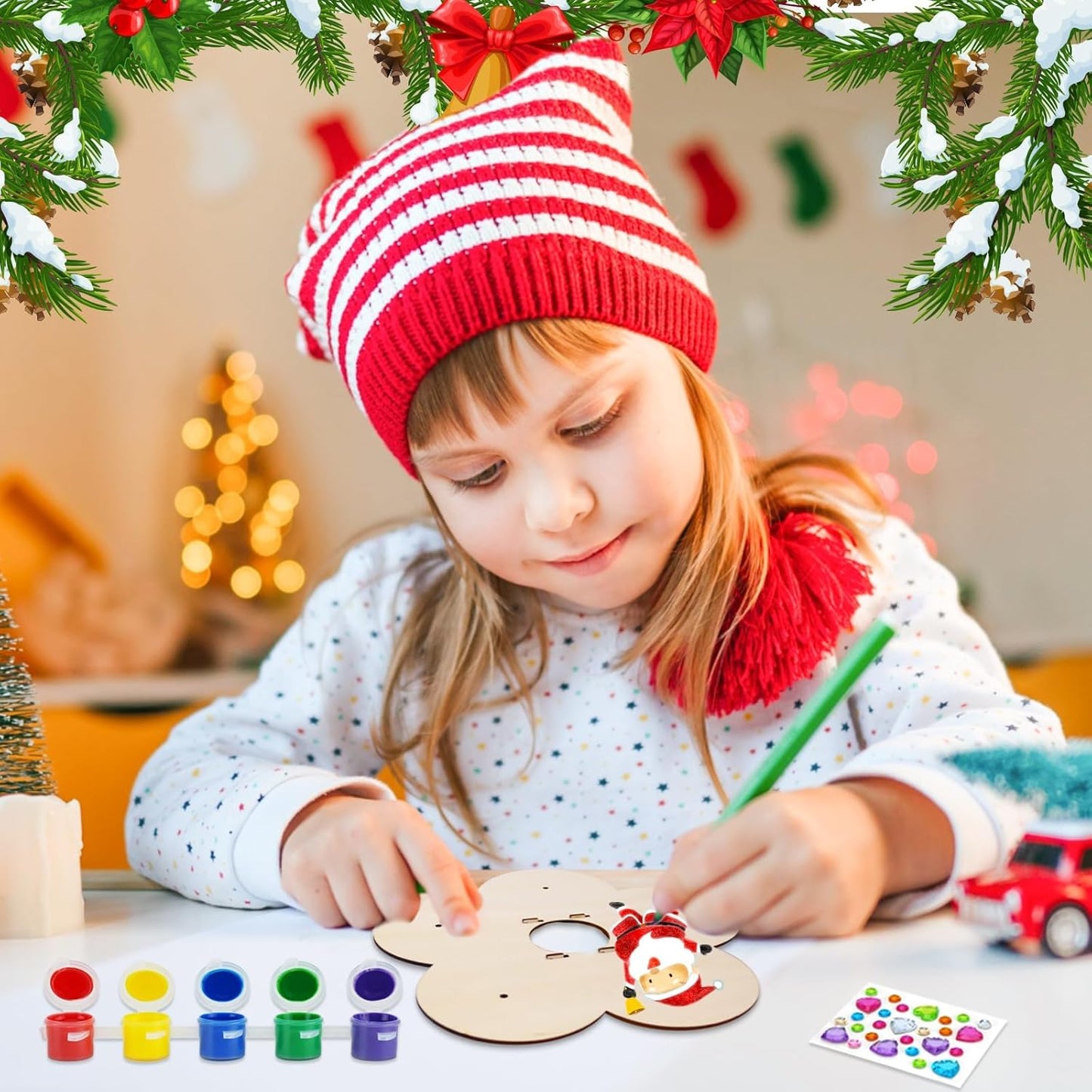 12 Pack Bird Feeder Craft Kits for Kids Ages 3-5 4-8 8-12, DIY Wooden Art Painting Outdoor Bulk Toys for Boys & Girls, Easter Christmas Gifts, Party Favor Gifts for Nature Loving Children