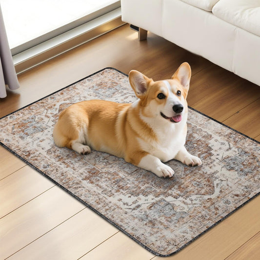 Washable Pee Pads for Dogs 2 Pack, Absorbent Reusable Puppy Pads Waterproof, Leakproof & Non-Slip Whelping Pad, Potty Training Pads for Dogs Playpen Mat 24x36