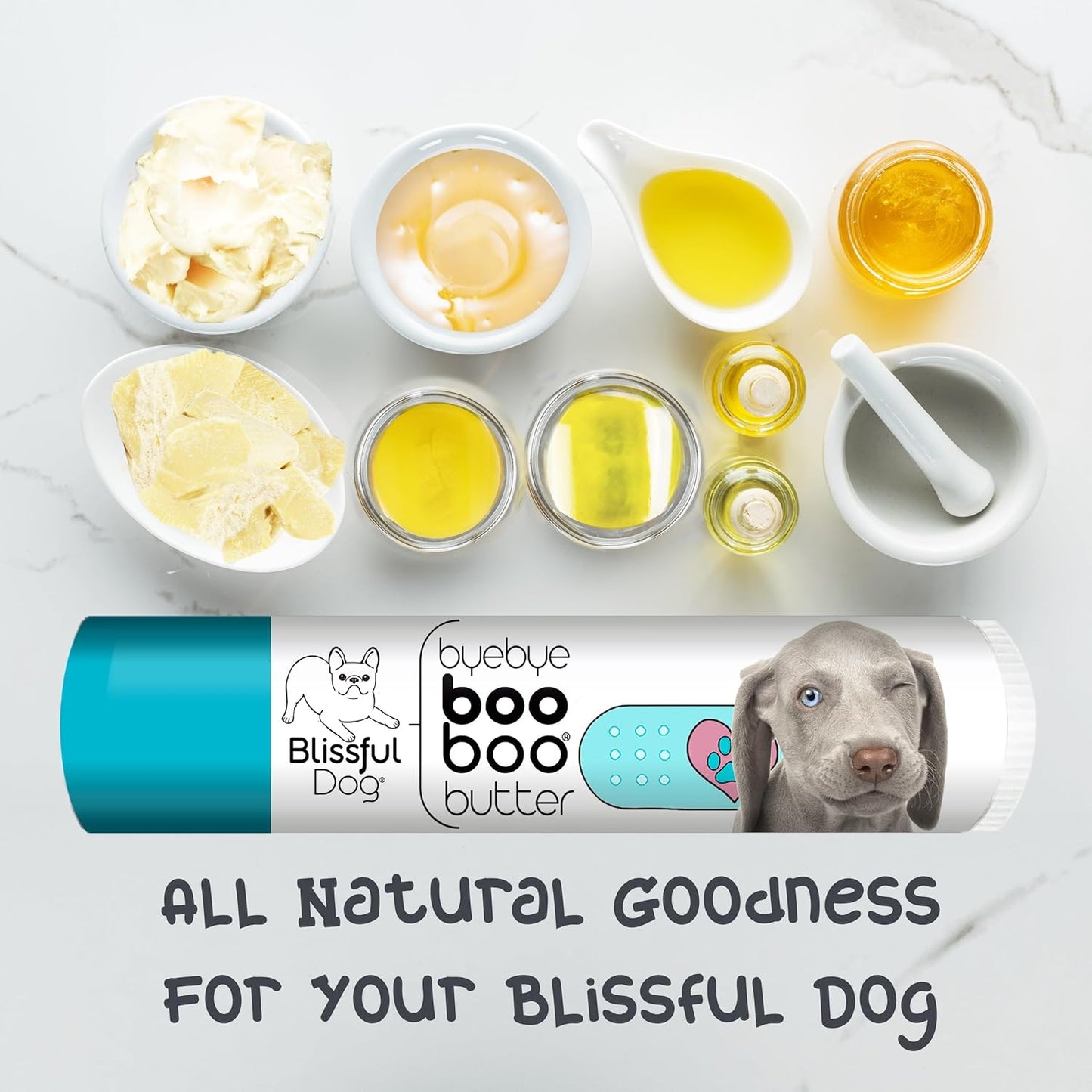 The Blissful Dog .15 oz Tube Weimaraner Booboo Butter