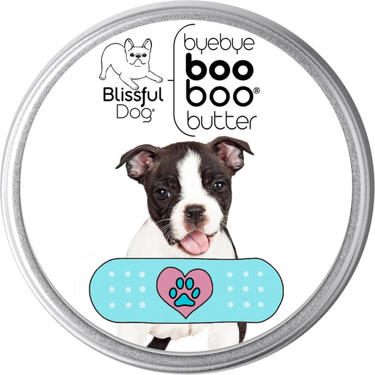 The Blissful Dog 1 oz TIN Boston Terrier Booboo Butter