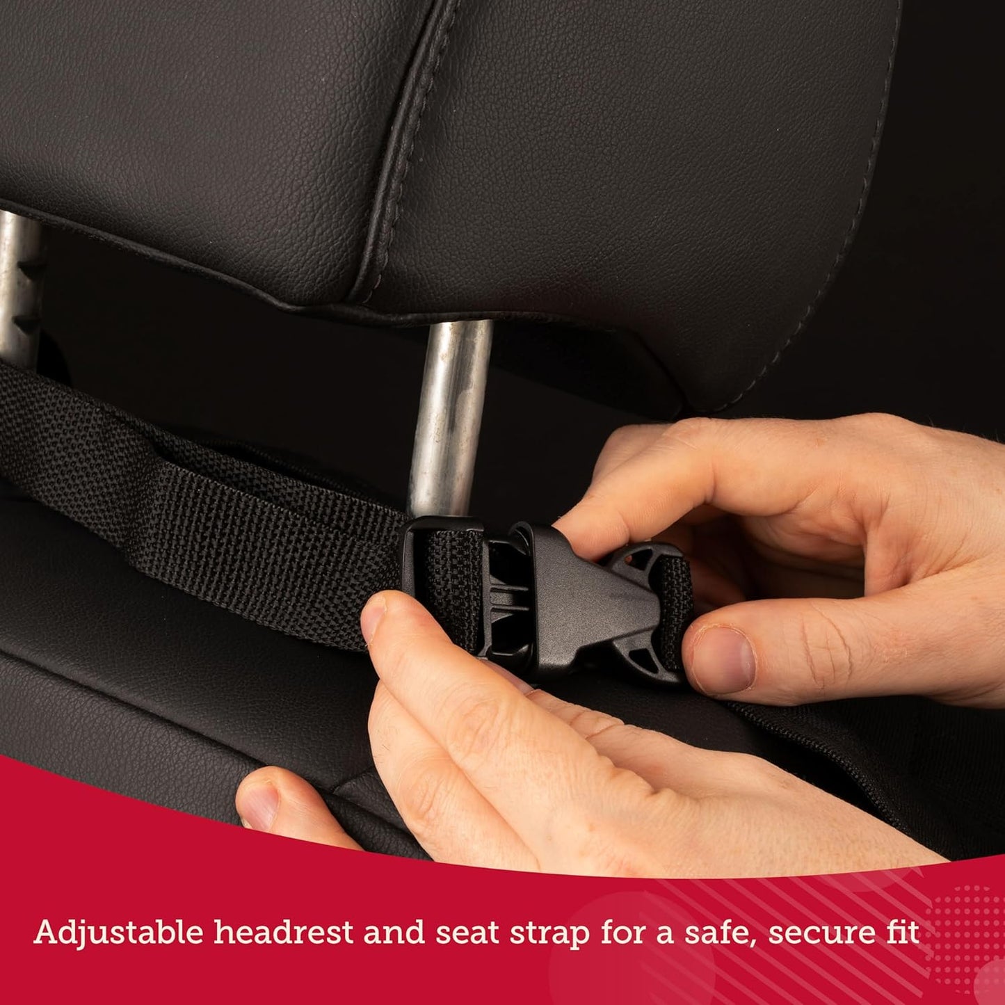 Lusso Gear Dog Car Seat Cover - Non-Slip Waterproof Back Bench Protector for SUV, Car, Truck - Basic Edition Black for Dogs - Camping Gear - Back Seat Covers for SUV