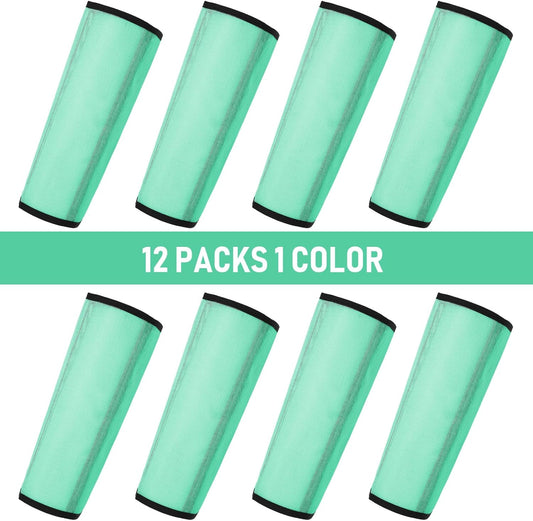 Jexine 12 Fly Boots for Horse Set of 12 Loose Breathable Mesh Horse Fly Sheets Protective Horse Leg Wraps Leggings for Preventing Flies and Mosquitoes Bites(Green)