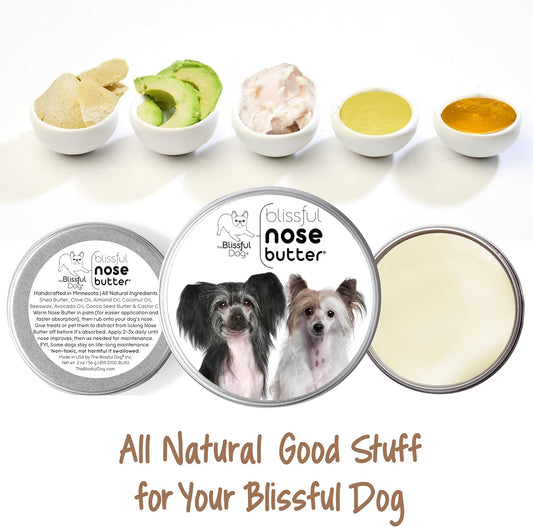 The Blissful Dog Chinese Crested Unscented Nose Butter, 8-Ounce