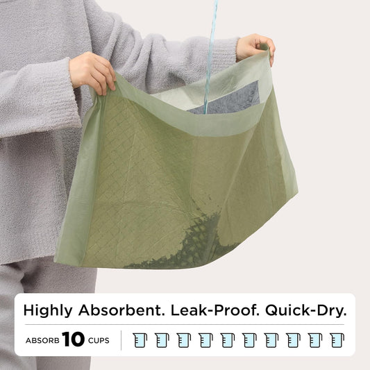 Bedsure Dog Pee Pads Extra Large, 28" x 34" Puppy Pads 30 Count, Super Absorbent & Leak Proof, XL Training Pads Quick Dry Thicken Dog Potty Pad with Odor-Control Activated Carbon & ECO Green Material