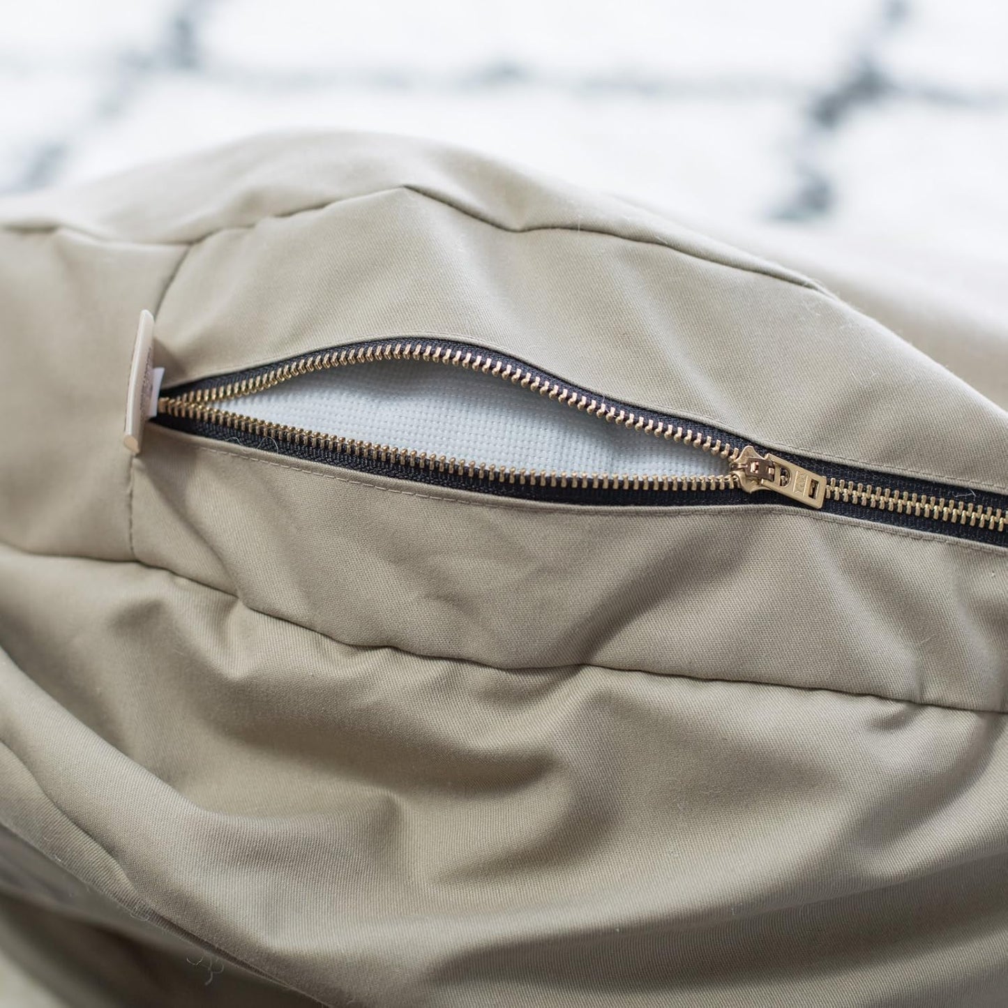 Snoozer Cozy Cave Dog Bed - Indoor Dog Bed with Cover Cave, Covered Calming Burrow for Medium & Large Sized Pets with Blanket Attached, Enclosed, Washable - XL, Navy