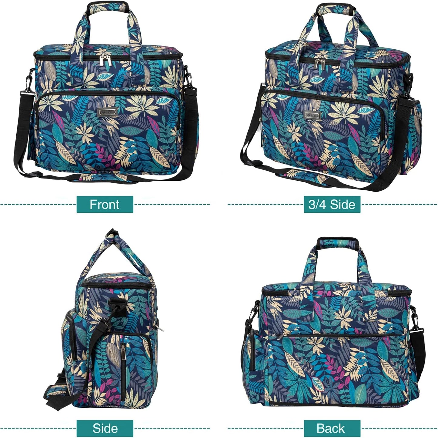 BAGLHER Dog Travel Bag, Pet Travel Bag (ALL Pet Travel Supplies), With 2 Pet Food Containers and 2 Collapsible Silicone Bowls; Essential Kits for Pet Travel Hawaii