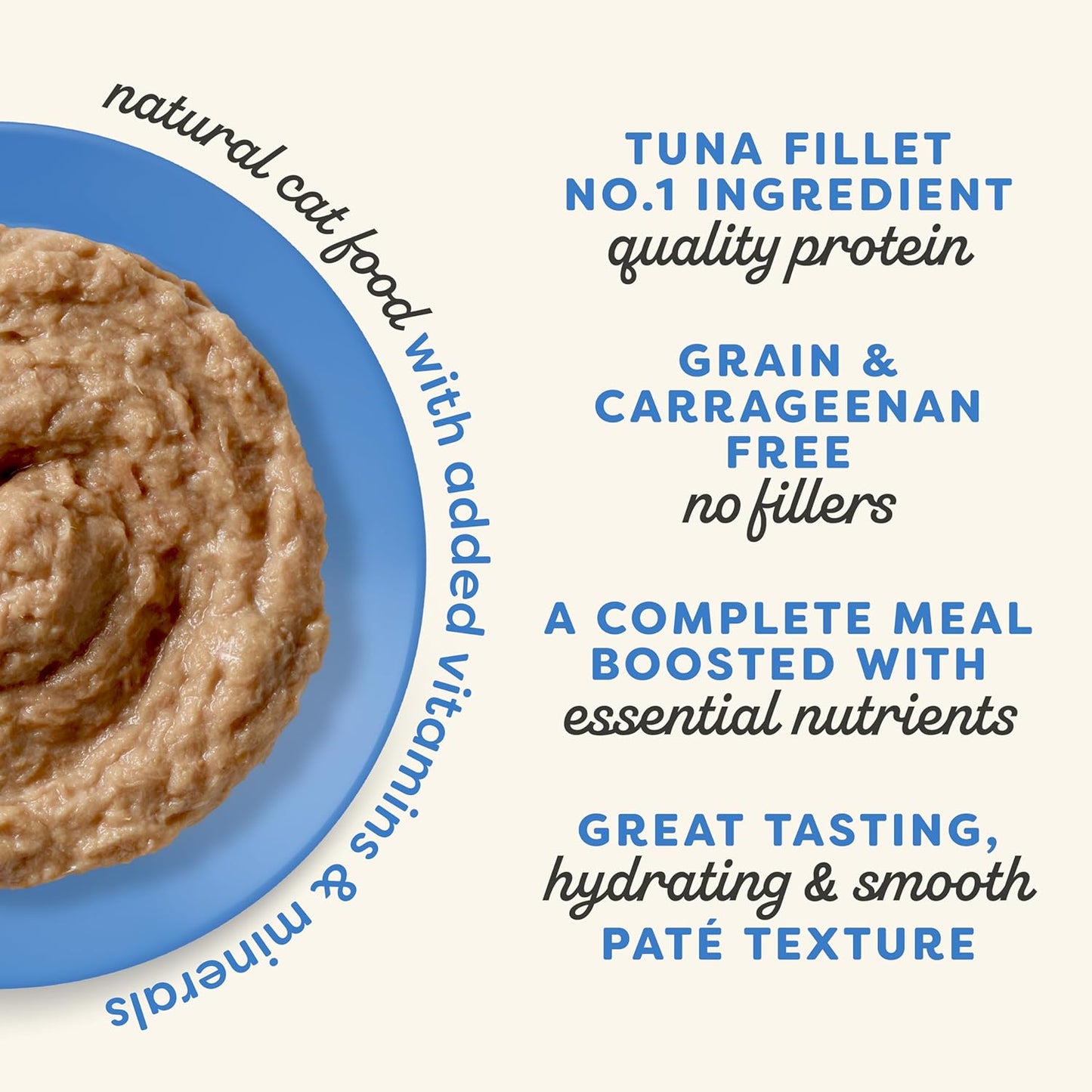 Applaws Vitality Wet Cat Food Paté, Natural Canned Cat Food, Wet Food for Cats with Added Vitamins and Minerals, Grain Free, Carrageenan Free, Fish Variety Selection Paté (12 Count, 2.47 oz Cans)