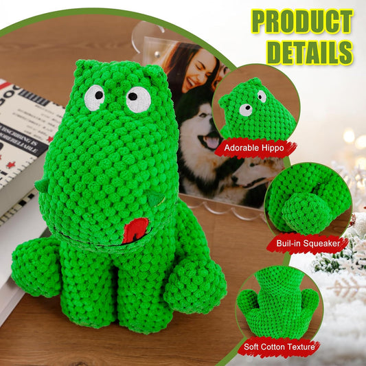 Plush Dog Toys for Large Dogs, Squeaky Dog Toys to Keep Them Busy, Tough Chew Toys for Dogs, Interactive Stuffed Dog Toy for Large Medium Small Breed, Pet Toy