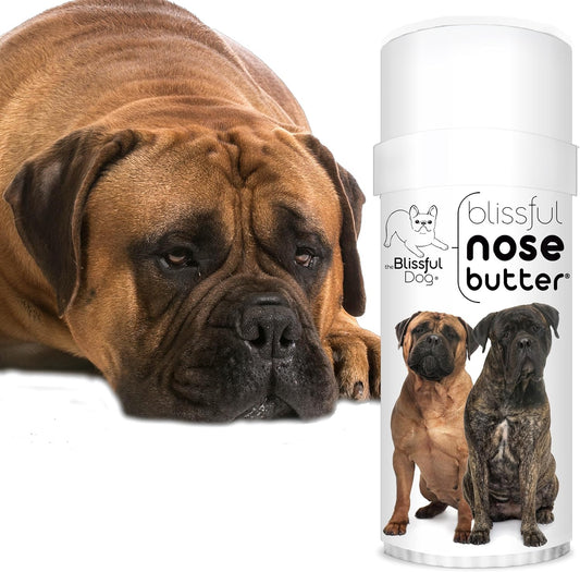 The Blissful Dog Bullmastiff Unscented Nose Butter - Dog Nose Butter, 2 Ounce