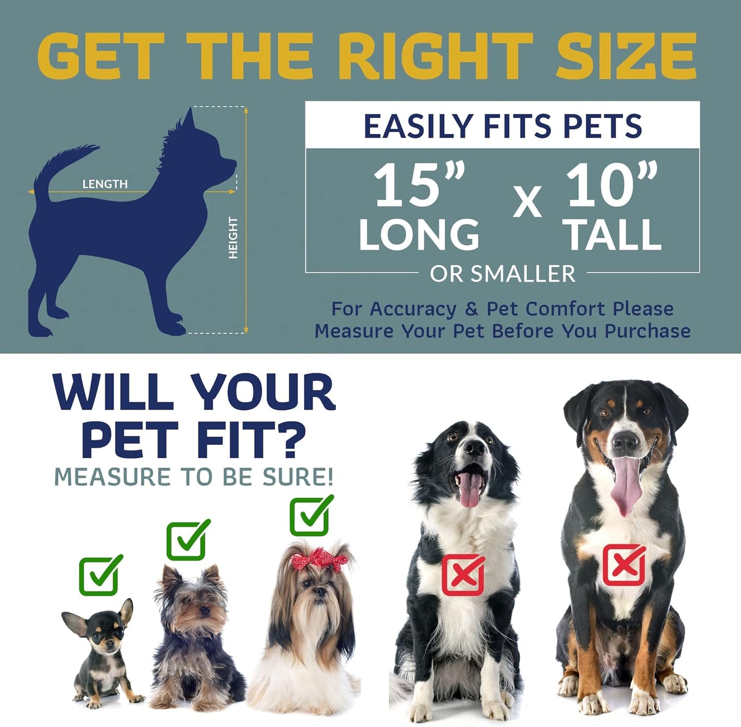 Katziela Rolling Pet Carrier - Airline Compliant with Removable Wheels - TSA Approved for Small Dogs and Cats - Soft FAA Travel Airplane Underseat Wheeled Luggage