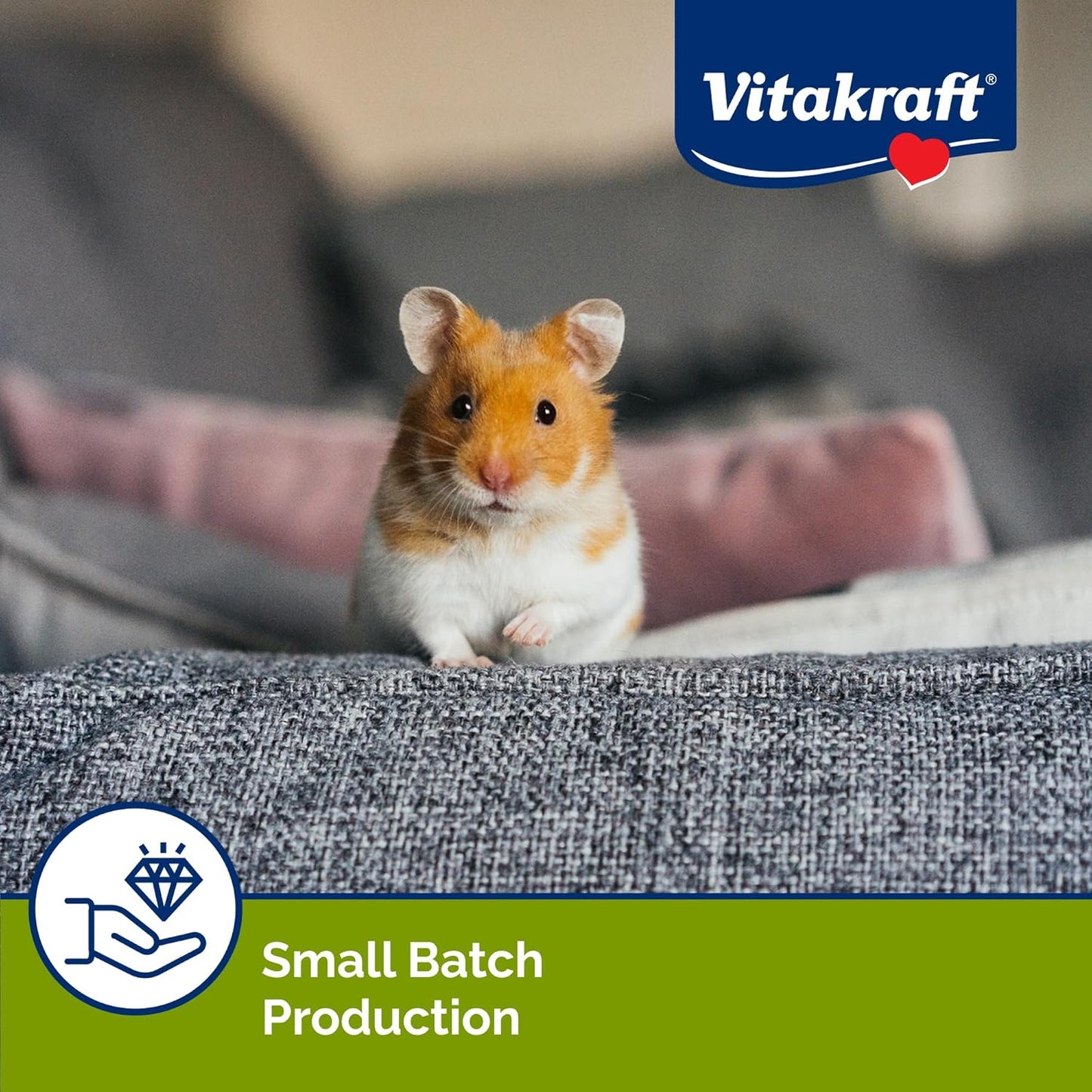 Vitakraft Drops Hamster Treat - Strawberry - Yogurt Treats for Hamsters Pink 5.3 Ounce (Pack of 1)