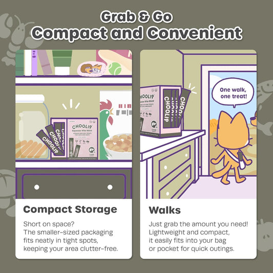 Grab & Go Squeeze Vita Stick Lickable Treats for Dogs & Cats. 49 Liver Support Sticks with Essential multivitamins. Soft and Tasty Paste for All Life Stages, Supporting Liver Health