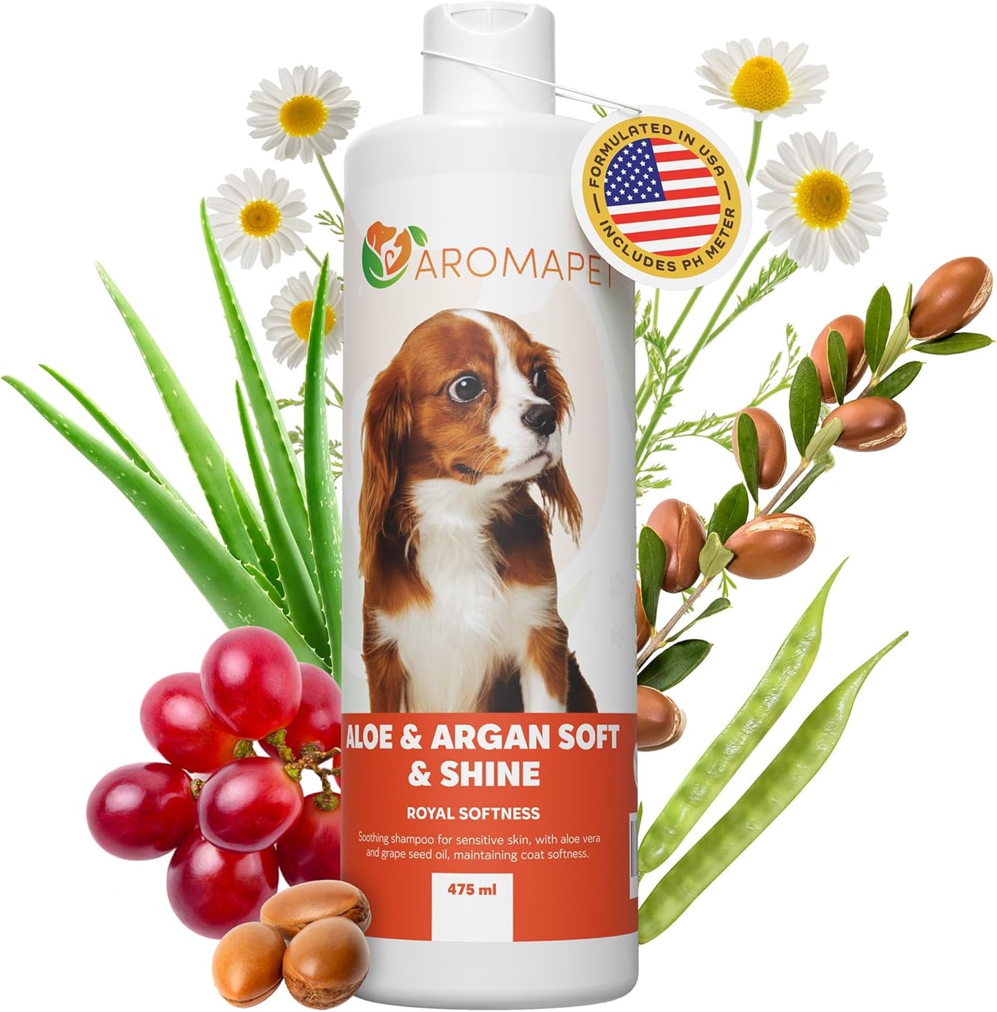 Sensitive Care -Tangle-Free-Silky Shine Softening and detangling Shampoo, Delicate Coat Clean & Odor Control Shampoo – Advanced Shine Formula for Dogs (Cavalier King Charles Spaniel, 16 Fluid Ounces)